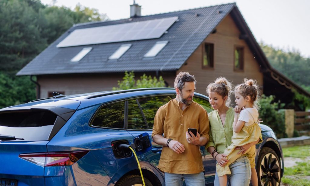 Charging an EV with Solar Panels